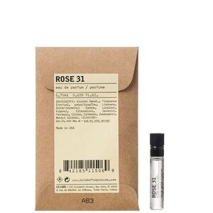 Le Labo X3 Rose 31 Eau de Parfum Sample Lot Unisex